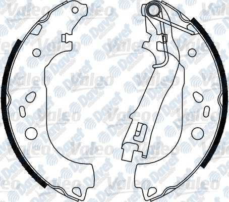 VALEO 564085 Arka Fren Balatasi Pabuc Linea 07-> Fiorino 07-> Grande Punto 08-> Bipper Nemo 08-> Corsa D Corsa E Adam 228×42mm